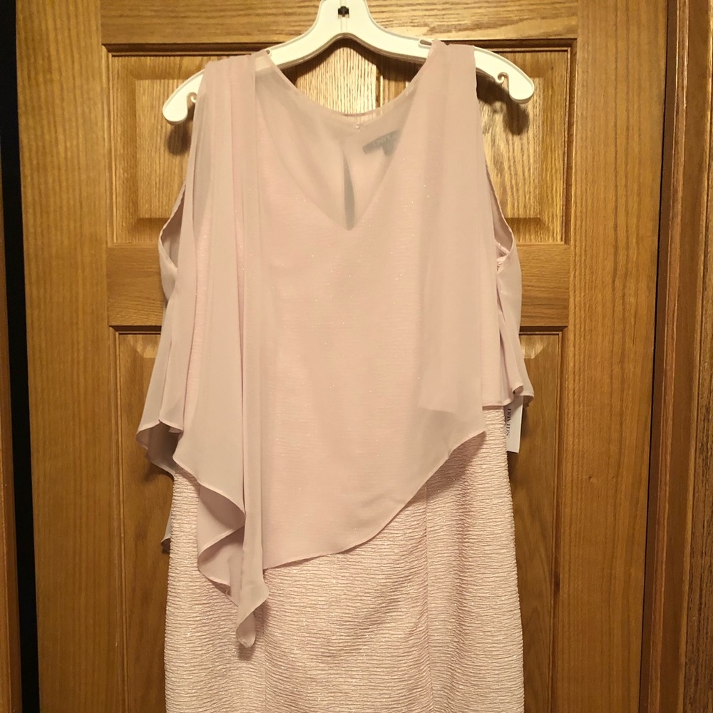 Mother of bride blush pink dress